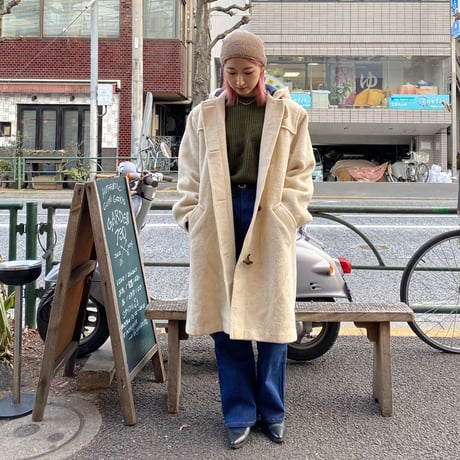 [USED] OLD L.L.Bean WHITE ダッフルコート