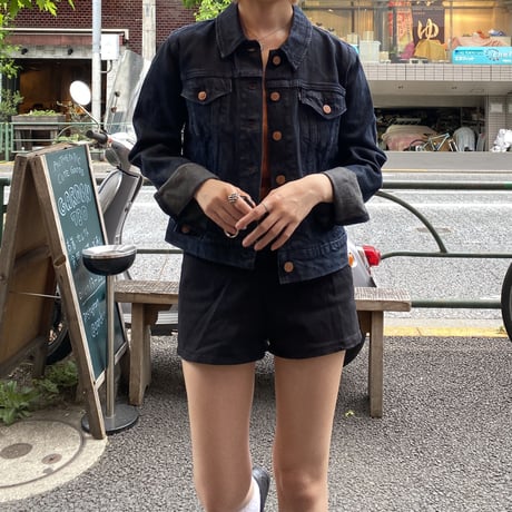 [USED] "American Apparel" BLACK SHORTS♡