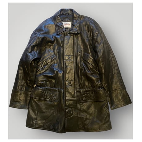 [USED] renoma REAL leather CAR COAT