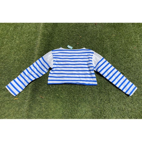 [USED] SHORT丈 ボーダー TOPS