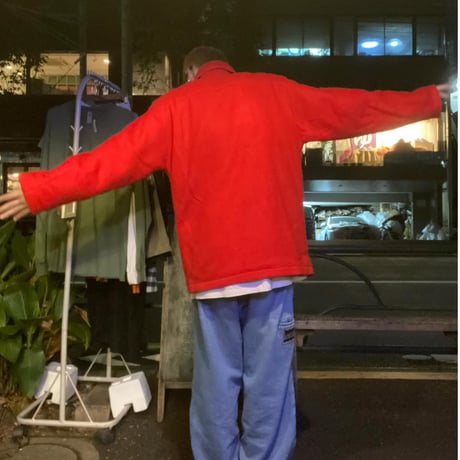 [USED] 真っ赤な❤️ フリース ZIP COAT