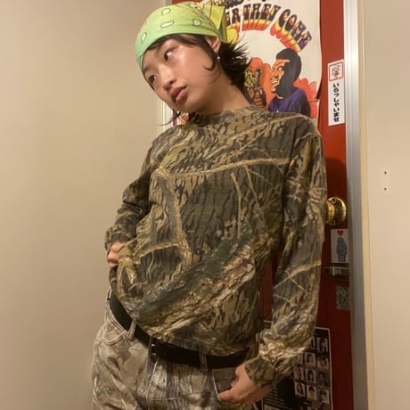 [USED]CAMO柄ロンTee