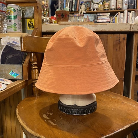 [USED] ORANGE COTTON BUCKET HAT🧡