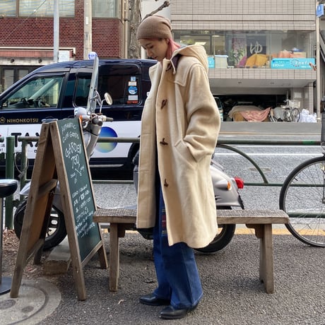 [USED] OLD L.L.Bean WHITE ダッフルコート