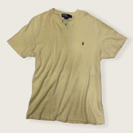 [USED] POLO パイル地VネックTOPS