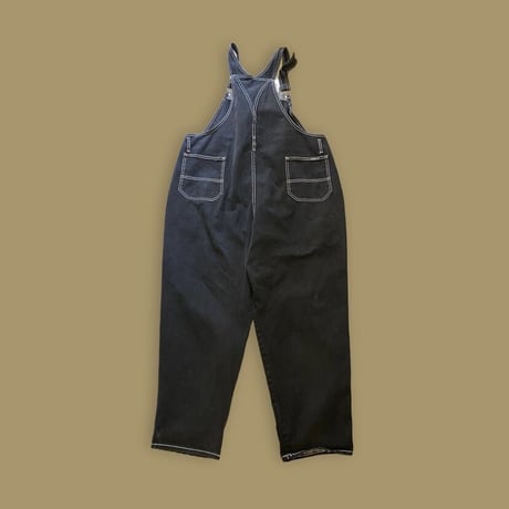 [USED]  made in U.S.A.👣 BLACK OVERALL