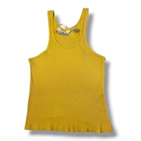 [USED]リブ　Yellowタンクトップ