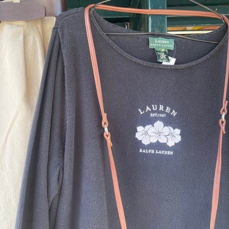 [USED] "LAUREN"ボートネック SWEAT