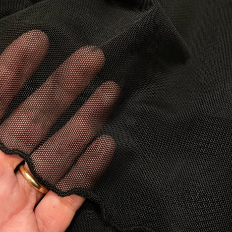 [USED] BLACK メッシュ LONG スカート
