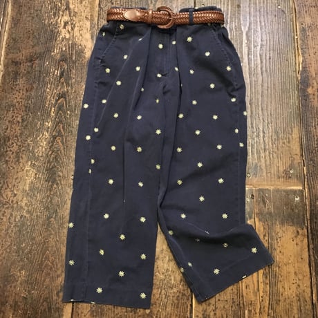[USED] 刺繍入り COTTON CHINO  7部丈