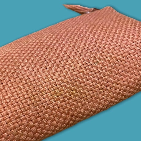 [USED] vintage 麻クラッチBAG