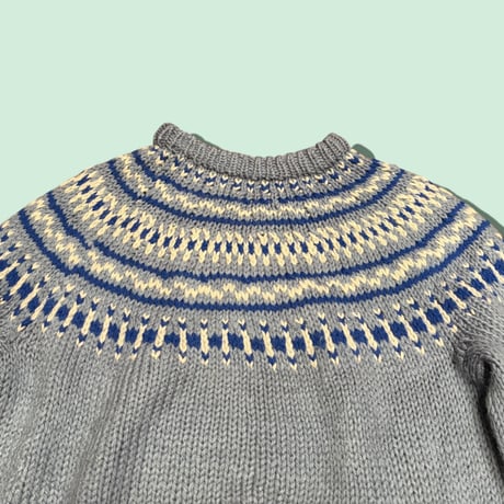 [USED]  ノルディック柄 KNIT