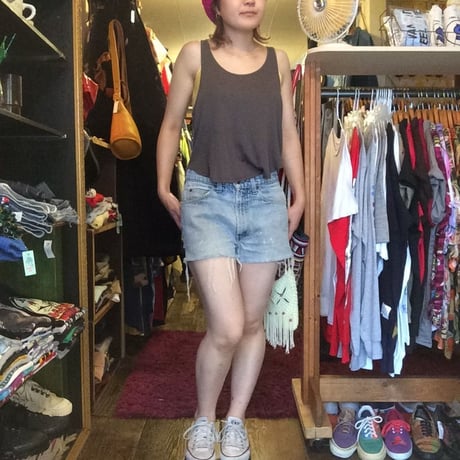 [USED] Levis DENIM cut off オレンジタブ