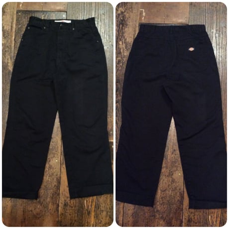 [USED]Dickies ブラックWORKパンツ