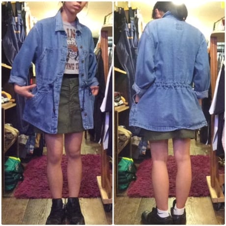 [USED] ウエストしぼりのデニムJKT
