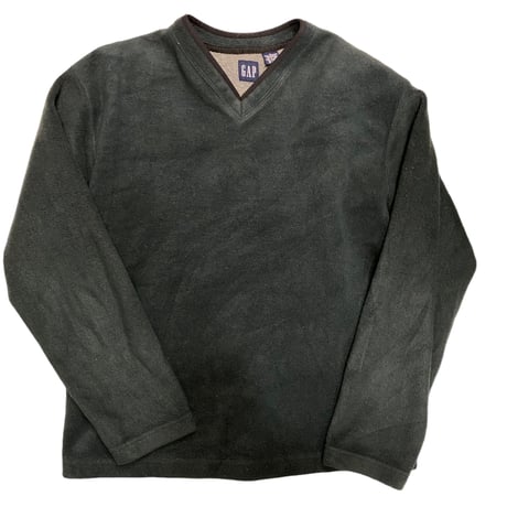 [USED] GAP Vネックフリースプルオーバー