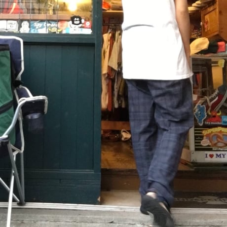 [USED] いいチェック柄のスラックス