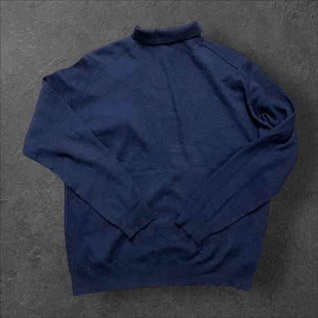 [USED] NAVY カラー の ニットポロ