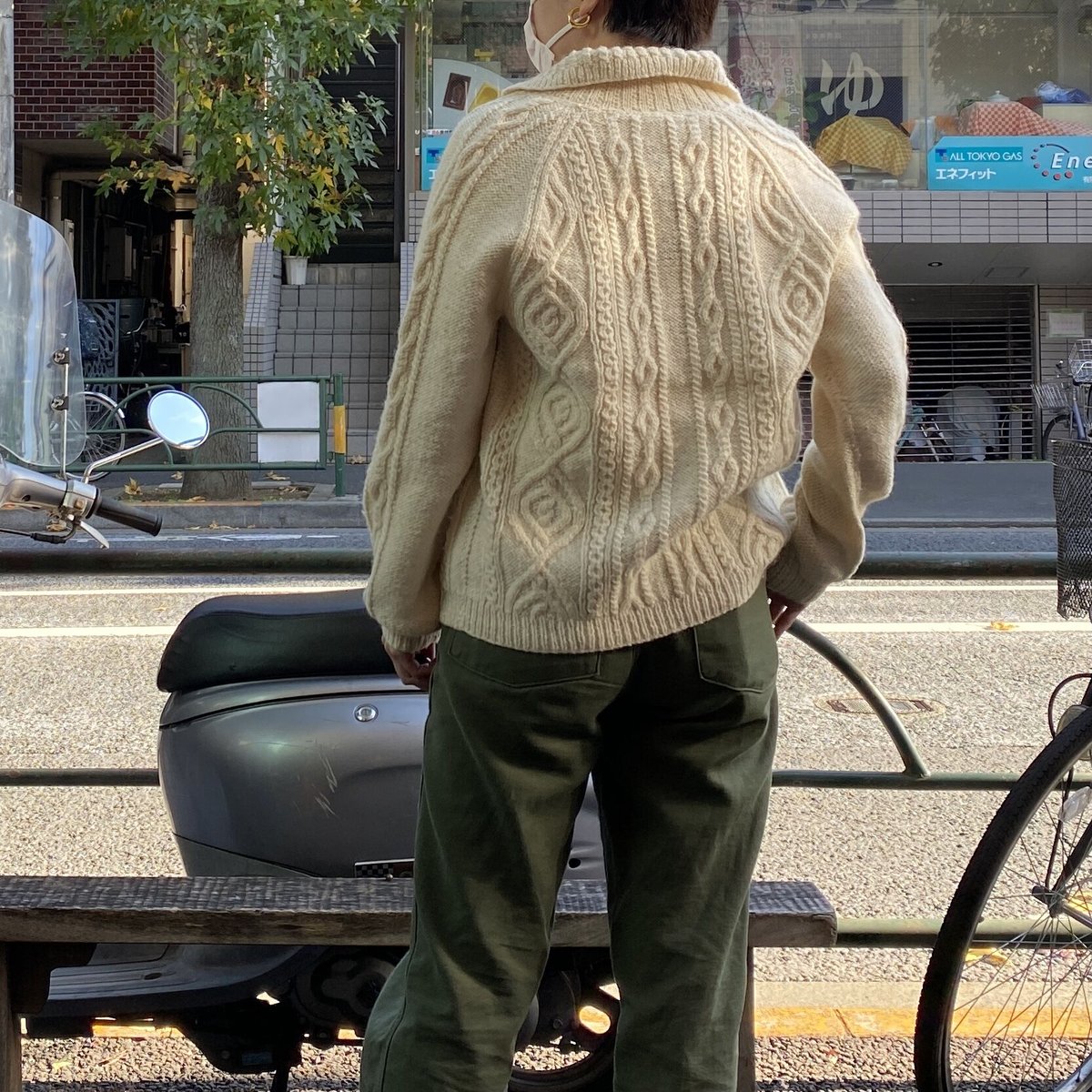 USED] アランニットカーディガン | garden730