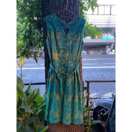 [USED] Greenノースリーブワンピース