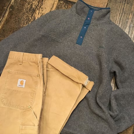 [USED] L.L.Bean いい配色のプルオーバーフリース