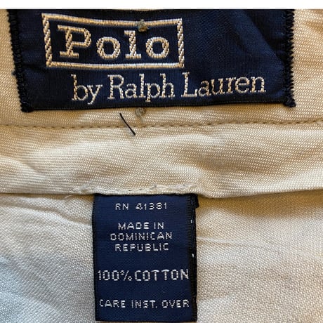 [USED] RalphLauren千鳥柄 loose 2タックパンツ