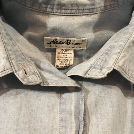 [USED] EddieBauer デニム半袖シャツ
