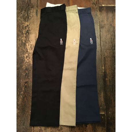 [BENICOTOY] スカル 刺繍 Dickies  PANTS !