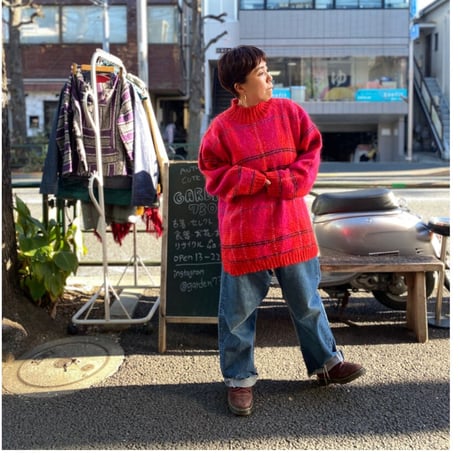 [USED] PINK モヘアニット