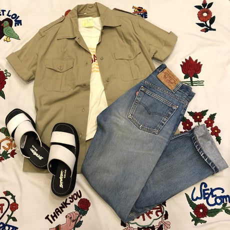 [SELECT] フランス軍 DEADSTOCK CHINOシャツ