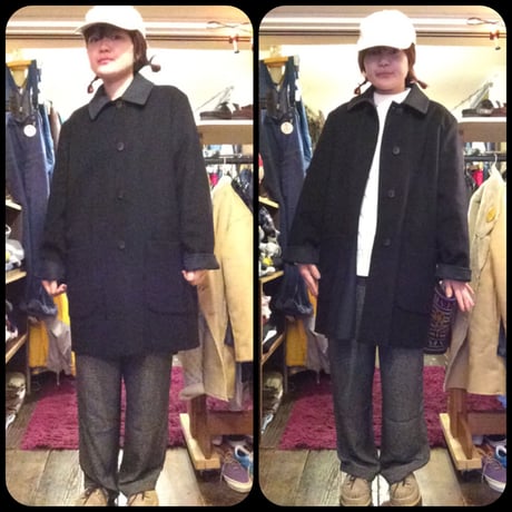 [USED] 黒のリバーシブルコート