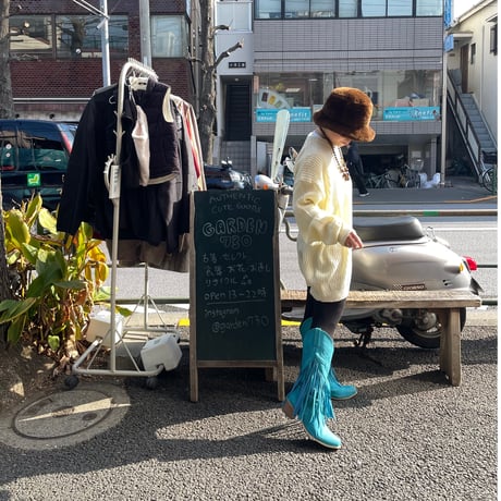 [USED] ざっくり編み white 🤍 アクリル ニット