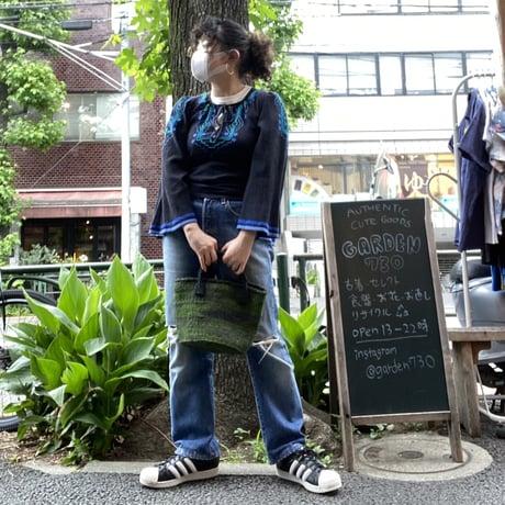 [USED] Green🌿ストローBAG