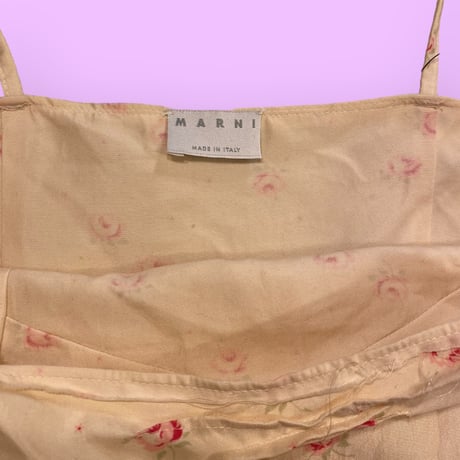 [USED]MARNI 花柄キャミトップス