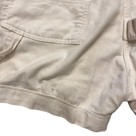 [USED] vintage WHITE O/ALL short丈