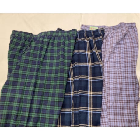 [USED] NEL CHECK  パジャマパンツ