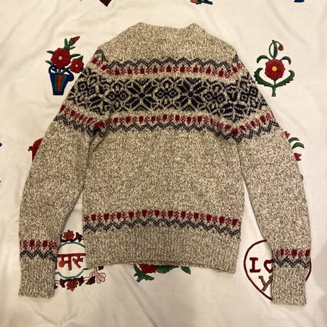 [USED] L.L.Bean ノルディック柄KNIT⛄️