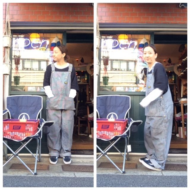 Pointer Brand エプロン付きオーバーオール 90s POINTERポインター エプロン付き ダメージ ヒッコリー