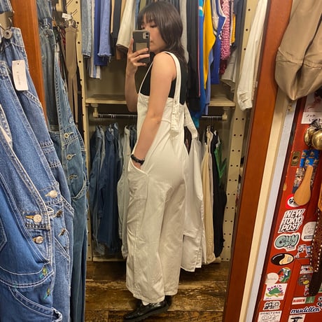[USED] WHITEオーバーオール