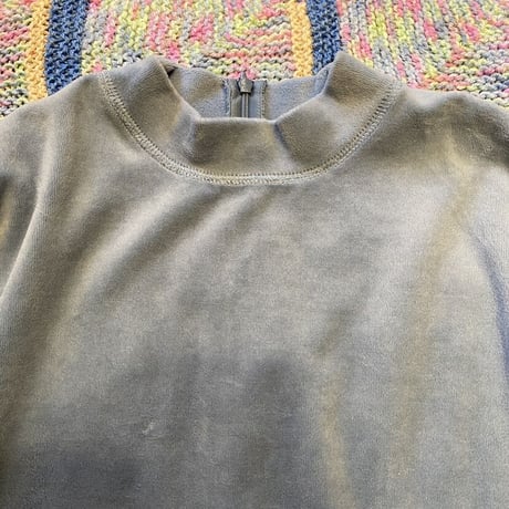 [USED] モックネック ベロア TOPS