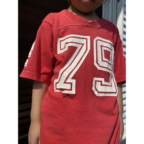 [USED] KIDS♡ vintage フットボールTee