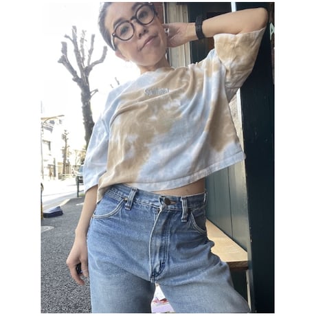 [USED] ショート丈タイダイTee