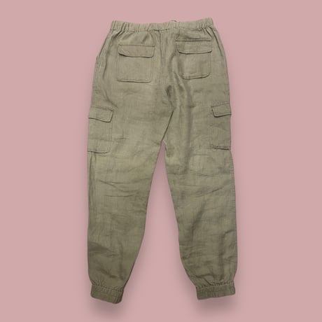 [USED] LINEN☁️CARGO PANTS