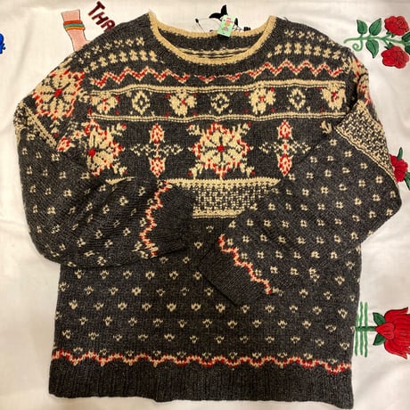 [USED] ノルディック柄KNIT❄️