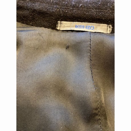 [USED] "KENZOオム"  BLACK コート🖤