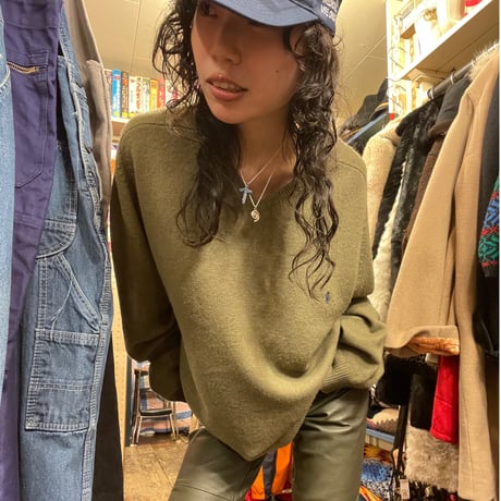 [USED] "POLO" 100% LAMSWOOL KNIT