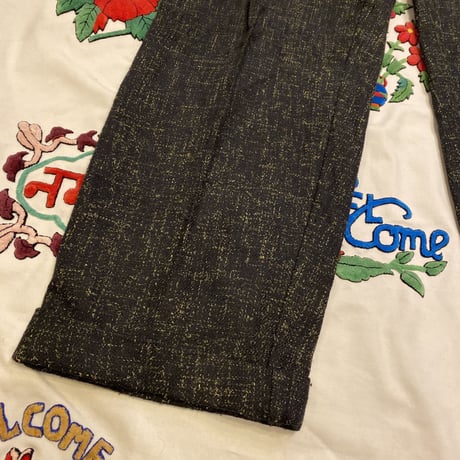 [USED]vintage ネップツイード スラックスmade in U.S.A.