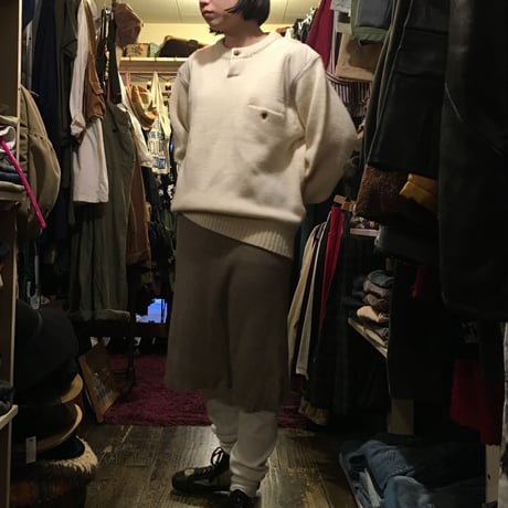 [USED]  KNITのフレアスカート