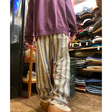 [USED] VINTAGE ストライプパジャマPANTS♡