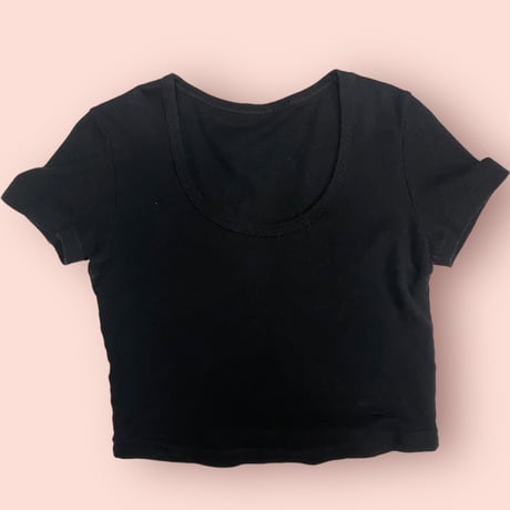 [USED] アメアパ クロップド Tee